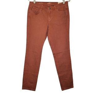 NEW Loft Ann Taylor 10 Mauve Modern Skinny Pant Jean Dusty Pink Boho Coastal